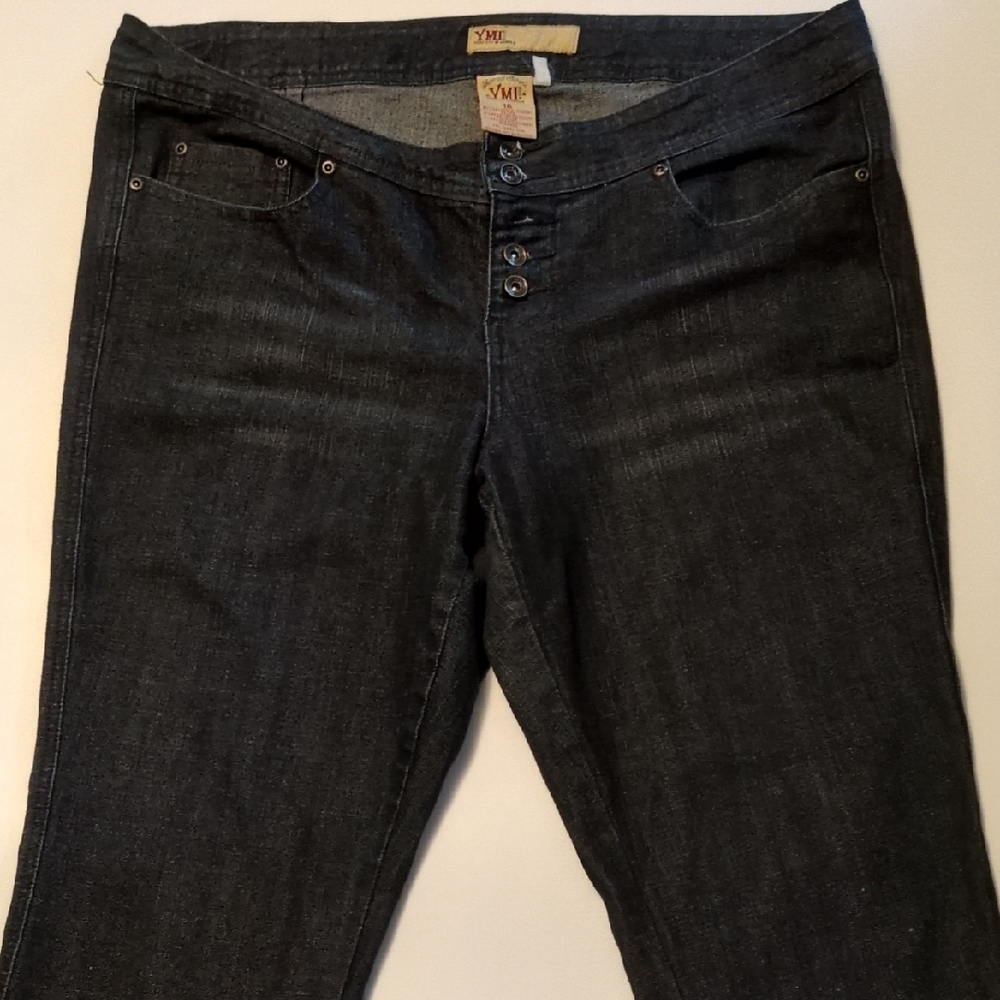 YMI Black High Rise Jeans Classic Style